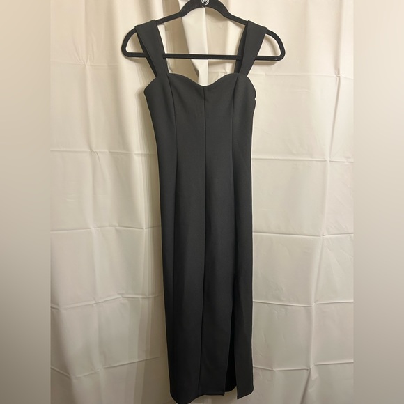 Abercrombie & Fitch Wide Strap Corset Midi Dress - Picture 4 of 10